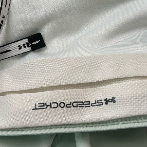 Under Armour Women's HeatGear Running Shorts Green Size M - Picture 5 of 14